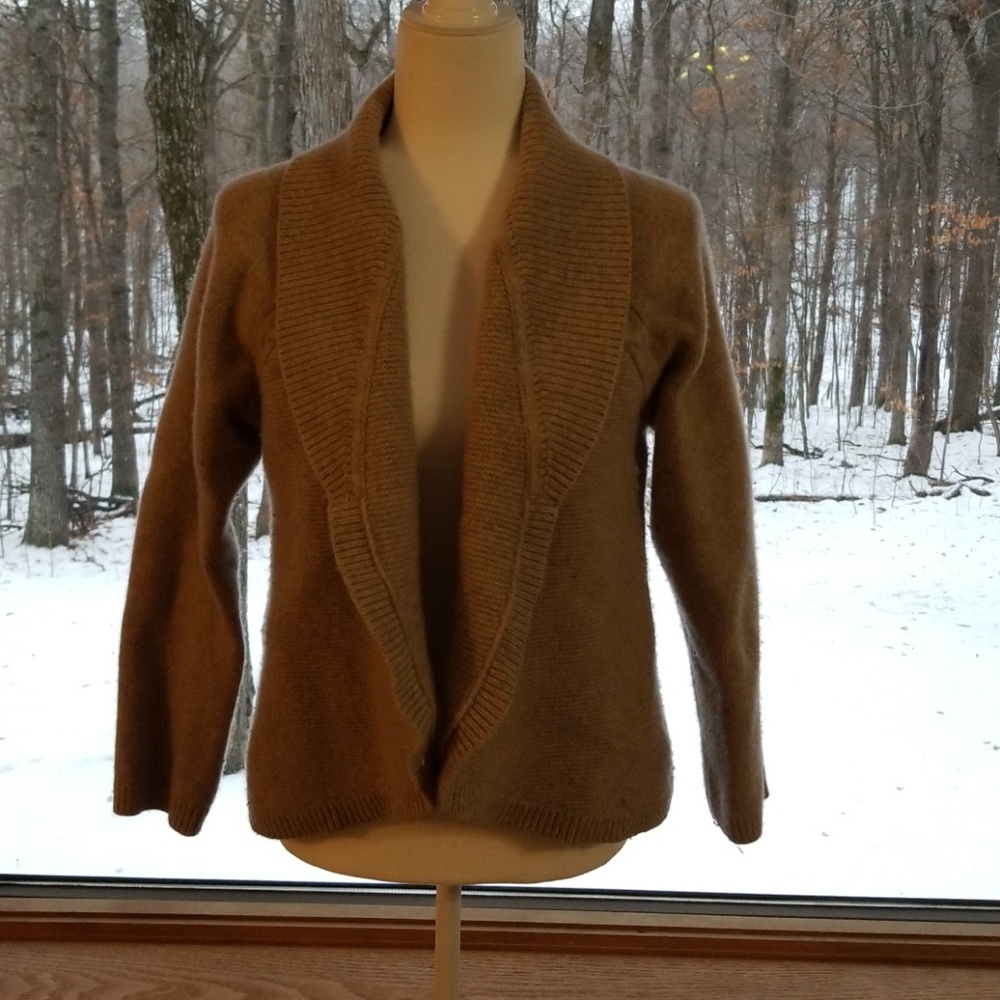 Tan Cardigan Sweater